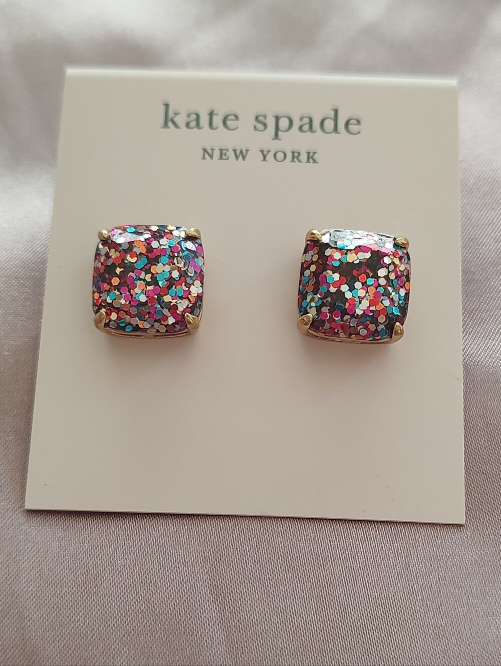 Kate Spade Cause A Stir Glitter Confetti Earrings